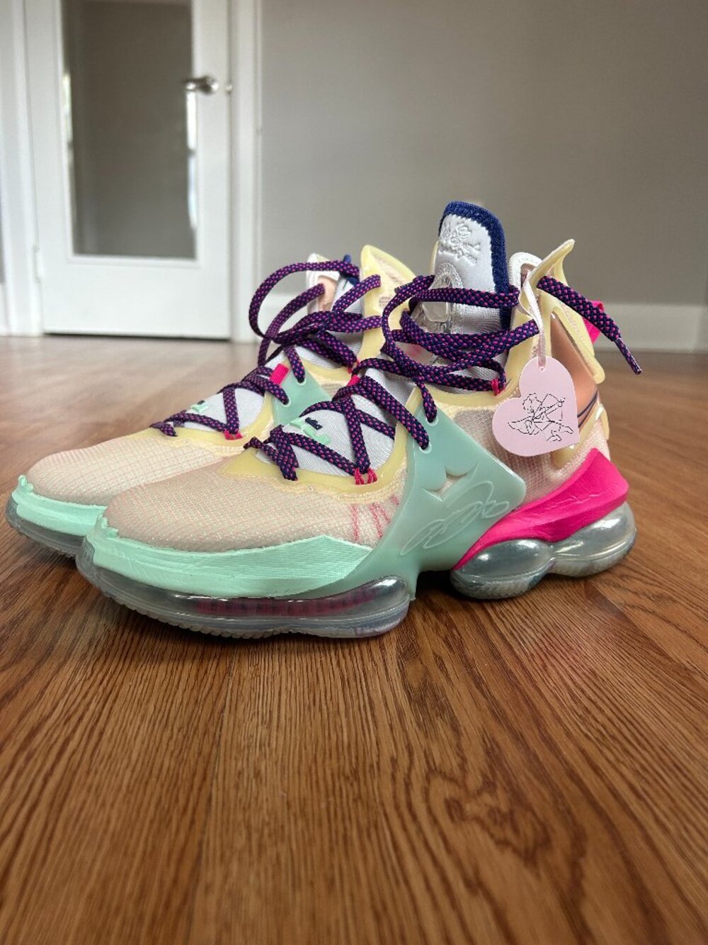 Nike LeBron 19 Love Letter Valentine’s Day Basketball Shoes